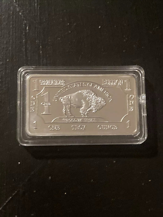 (Lot Of 5-20) 1 Ounce German Silver Buffalo Bar LIMITED SUPPLY 🔥🔥